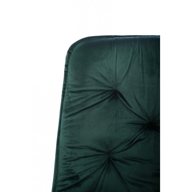 Стілець M-48 смарагдовий + чорний Vetro Mebel