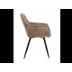Стілець M-65 капучино + чорний Vetro Mebel