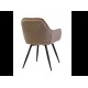 Стілець M-65 капучино + чорний Vetro Mebel