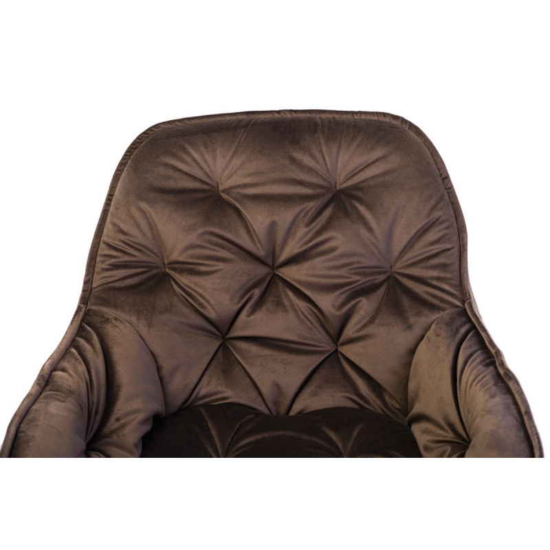 Стілець M-65 коричневий + чорний Vetro Mebel