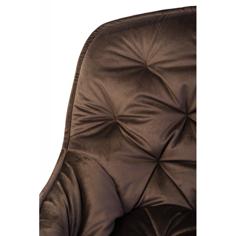 Стілець M-65 коричневий + чорний Vetro Mebel