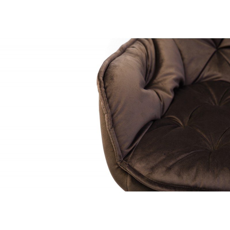 Стілець M-65 коричневий + чорний Vetro Mebel