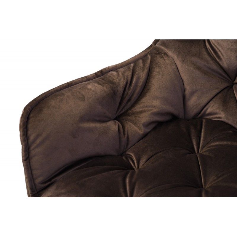 Стілець M-65 коричневий + чорний Vetro Mebel