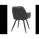 Стілець M-65 сірий + чорний Vetro Mebel