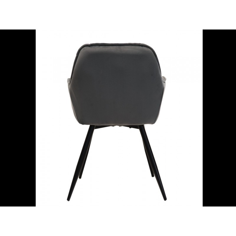 Стілець M-65 сірий + чорний Vetro Mebel