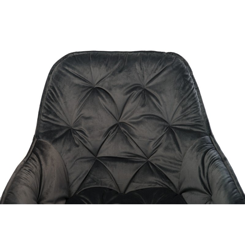 Стілець M-65 сірий + чорний Vetro Mebel