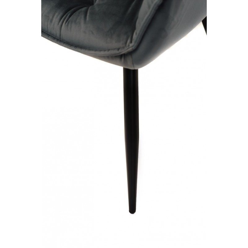 Стілець M-65 сірий + чорний Vetro Mebel