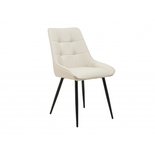 Cтілець M-75 айворі + чорний Vetro Mebel