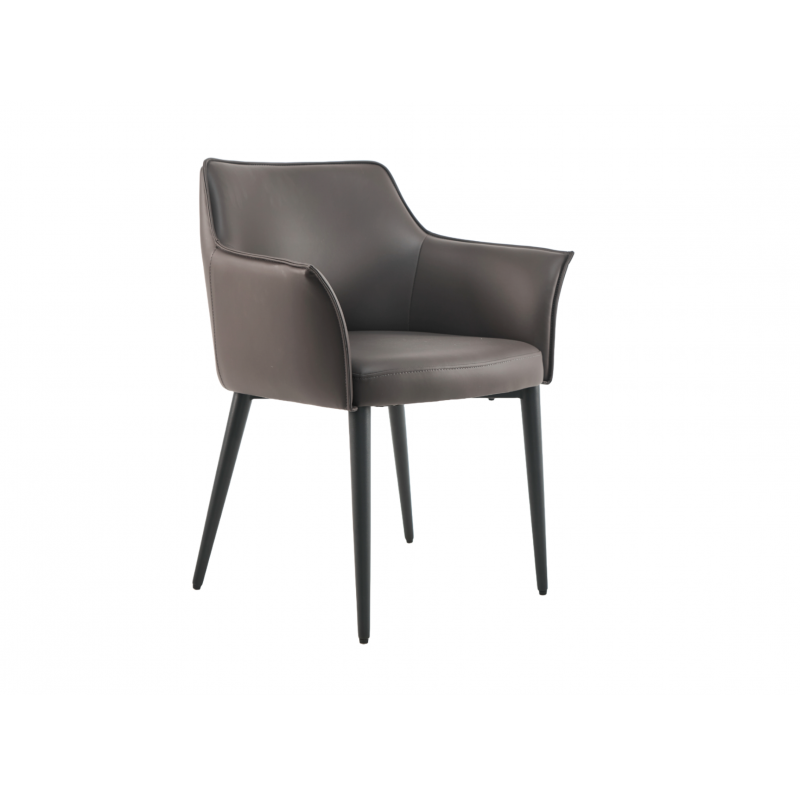 Стілець M-90 сірий + чорний Vetro Mebel