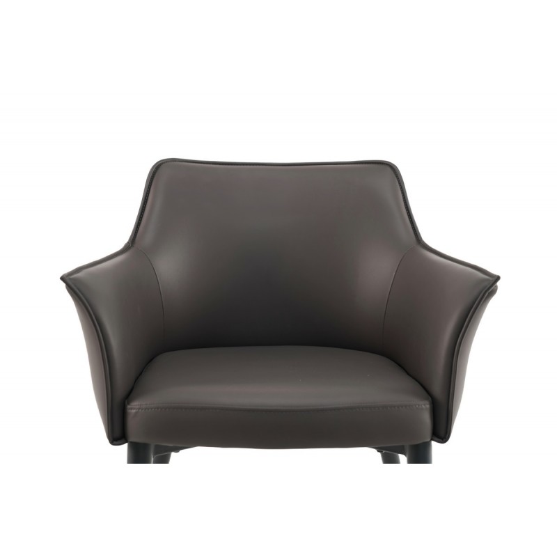 Стілець M-90 сірий + чорний Vetro Mebel