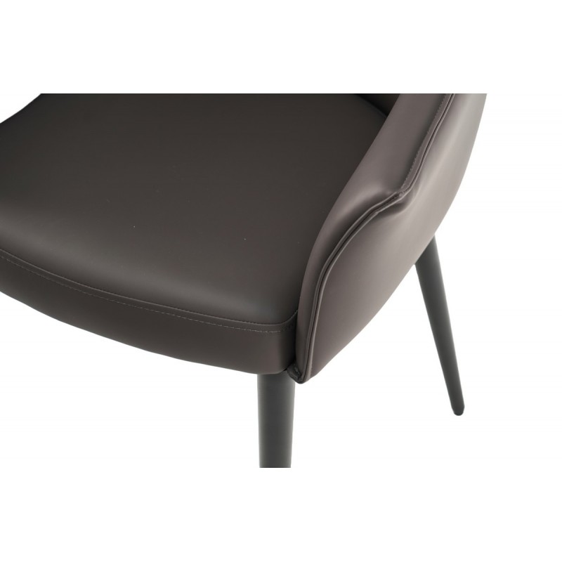 Стілець M-90 сірий + чорний Vetro Mebel