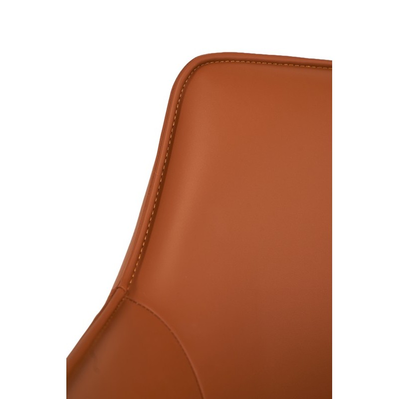 Стілець M-90 теракотовий + чорний Vetro Mebel