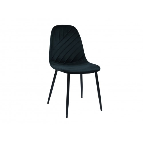 Стілець N-170 чорний велюр + чорний 
Vetro