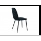 Стілець N-170 чорний велюр + чорний 
Vetro