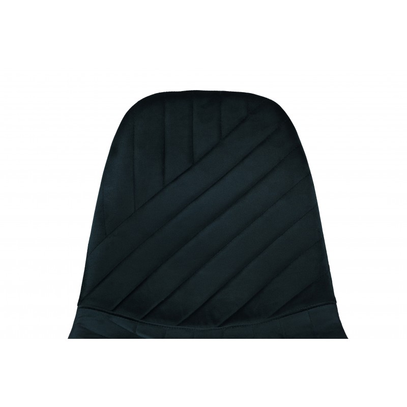 Стілець N-170 чорний велюр + чорний 
Vetro