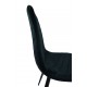 Стілець N-170 чорний велюр + чорний 
Vetro