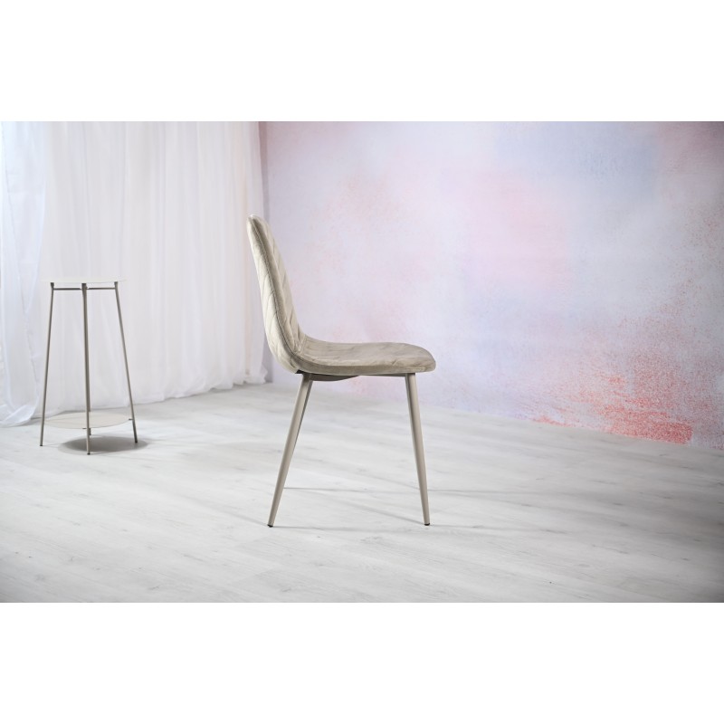 Стілець N-170 капучино велюр + капучино 
Vetro