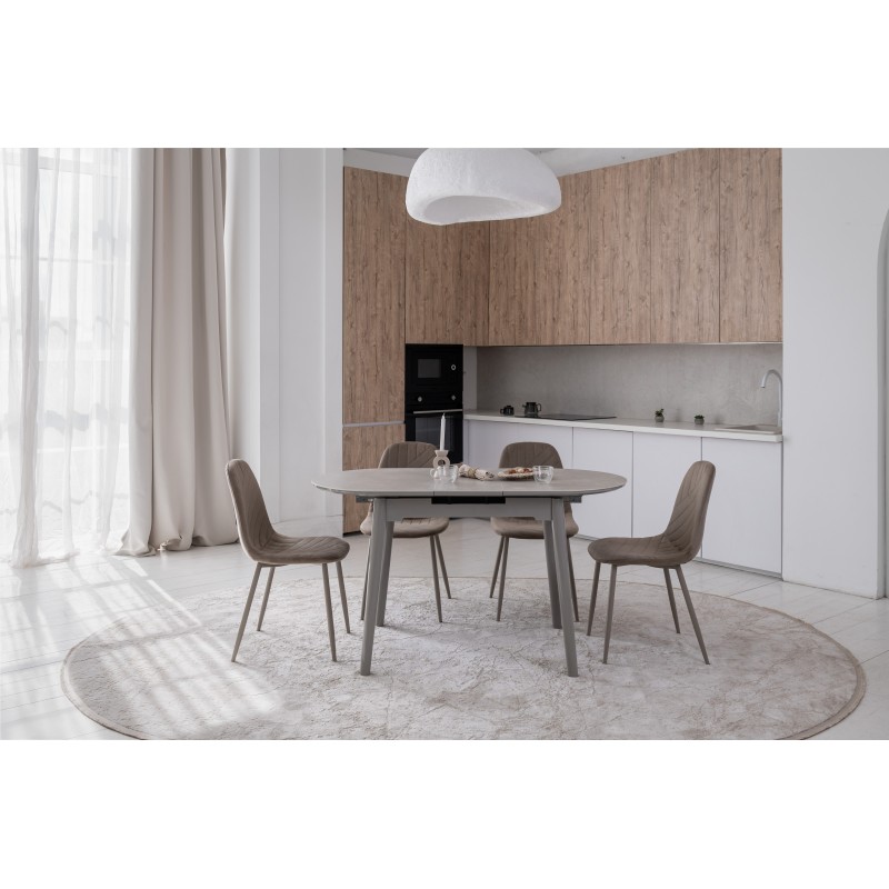 Стілець N-170 капучино велюр + капучино 
Vetro