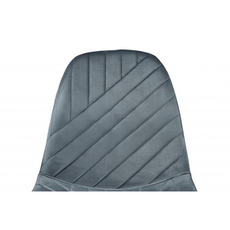 Стілець N-170 сірий велюр + білий 
Vetro