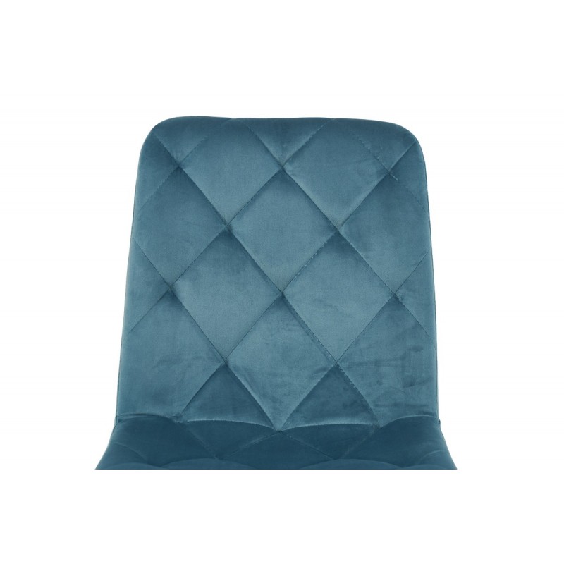 Cтілець N-41 блакитний топаз + білий велюр Vetro Mebel