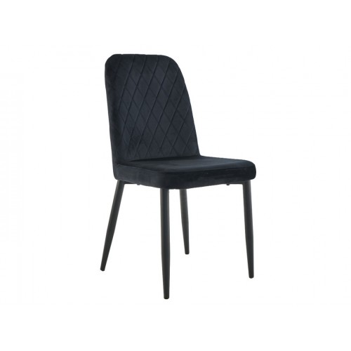 Cтілець N-44 чорний + чорний Vetro Mebel