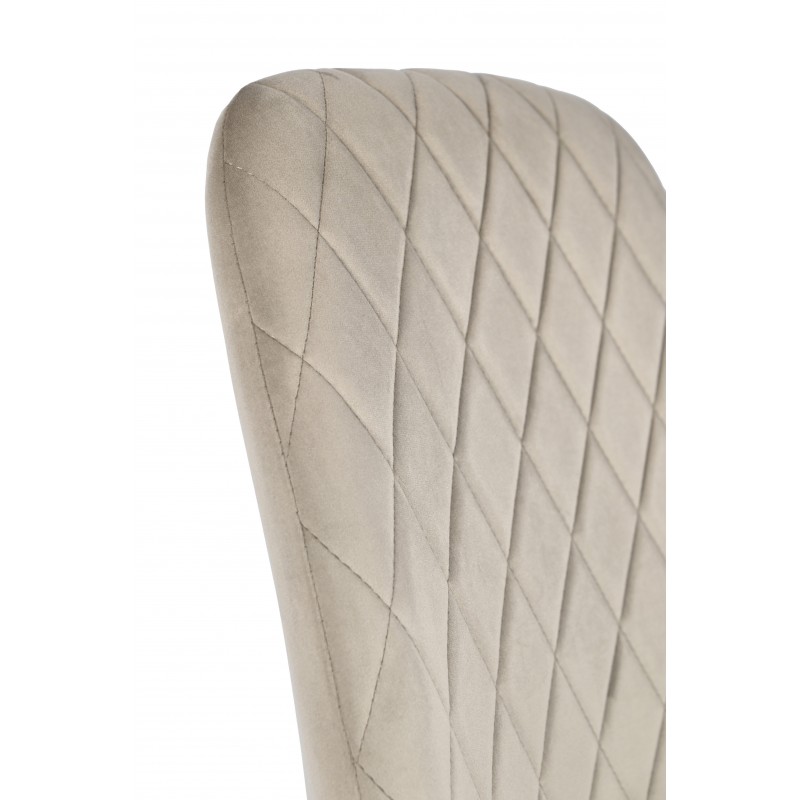 Стілець N-44 капучино велюр + дуб Vetro Mebel