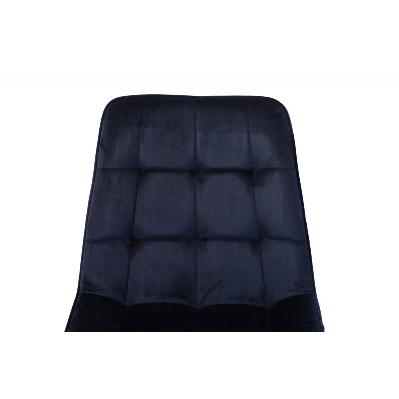 Стілець N-46 чорнильно-синій + чорний Vetro Mebel