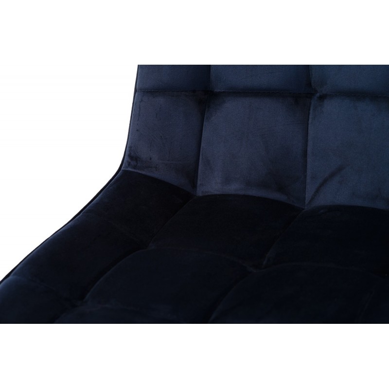 Стілець N-46 чорнильно-синій + чорний Vetro Mebel