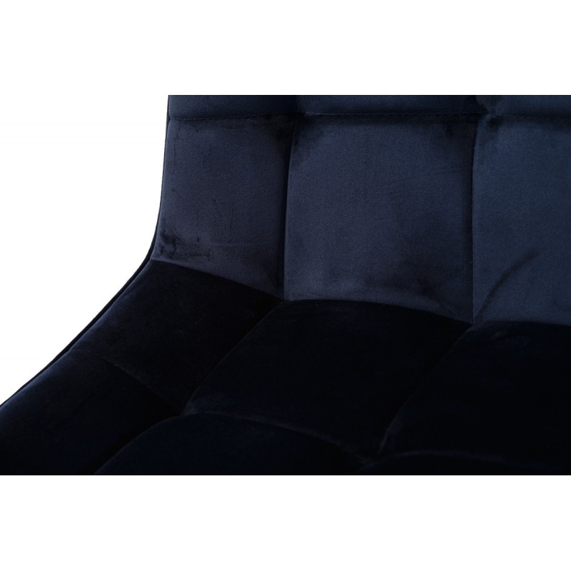 Стілець N-46 чорнильно-синій + чорний Vetro Mebel