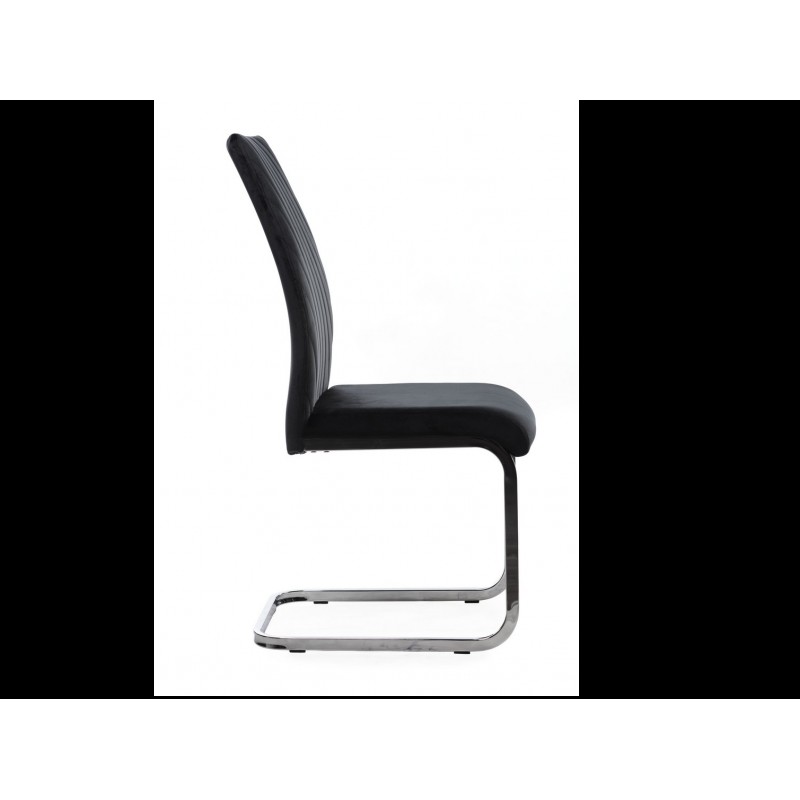 Стілець S-118 чорний велюр Vetro Mebel