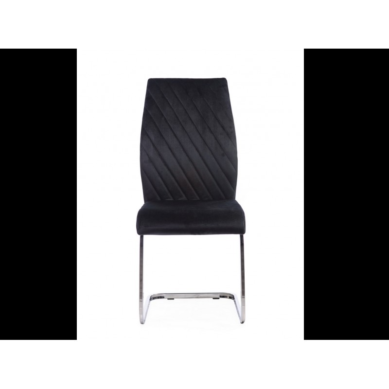 Стілець S-118 чорний велюр Vetro Mebel