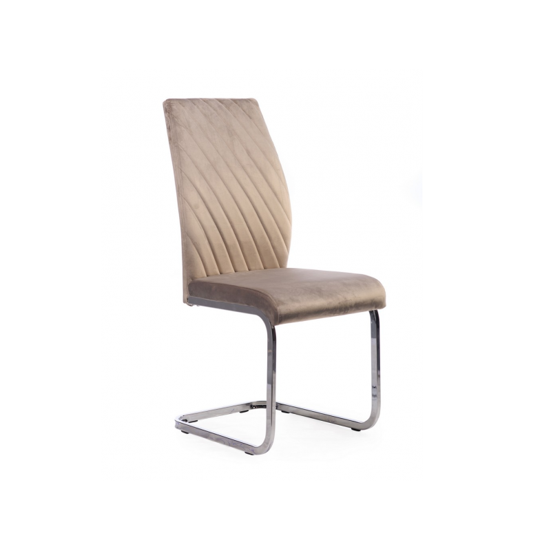 Стілець S-118 капучино велюр Vetro Mebel