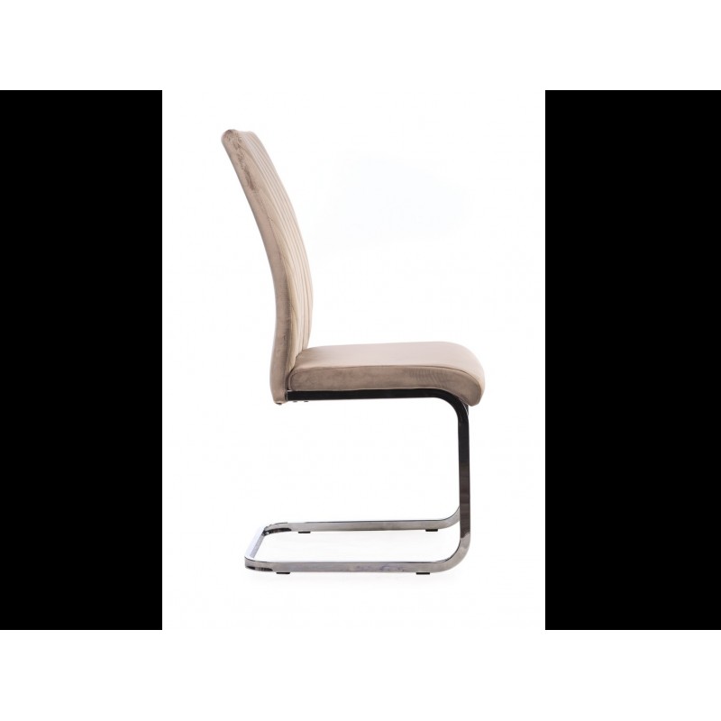 Стілець S-118 капучино велюр Vetro Mebel