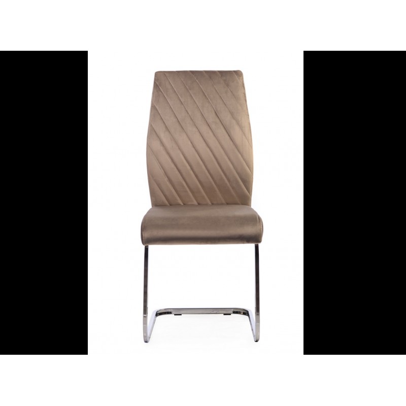 Стілець S-118 капучино велюр Vetro Mebel