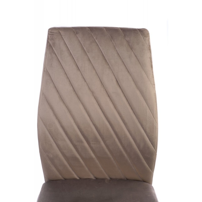 Стілець S-118 капучино велюр Vetro Mebel