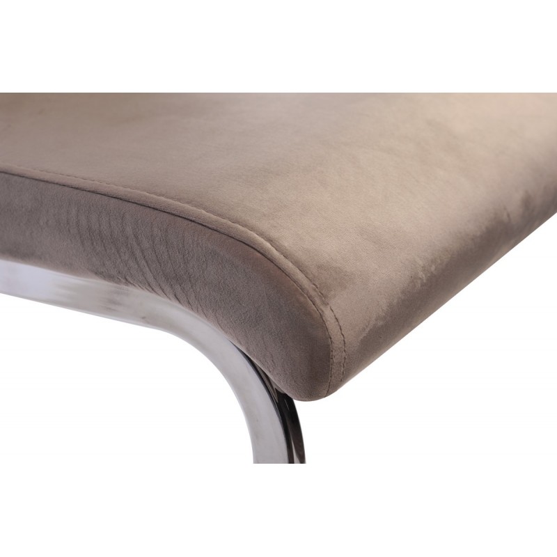 Стілець S-118 капучино велюр Vetro Mebel