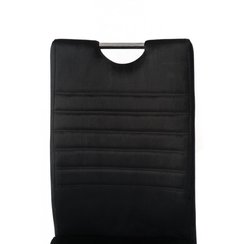 Стілець S-120 чорний велюр Vetro Mebel