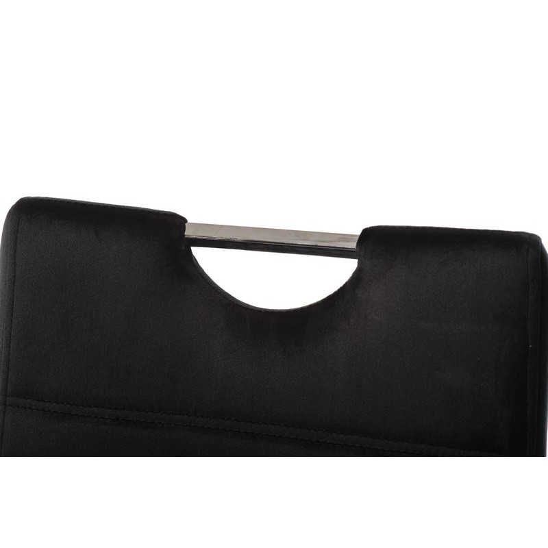 Стілець S-120 чорний велюр Vetro Mebel