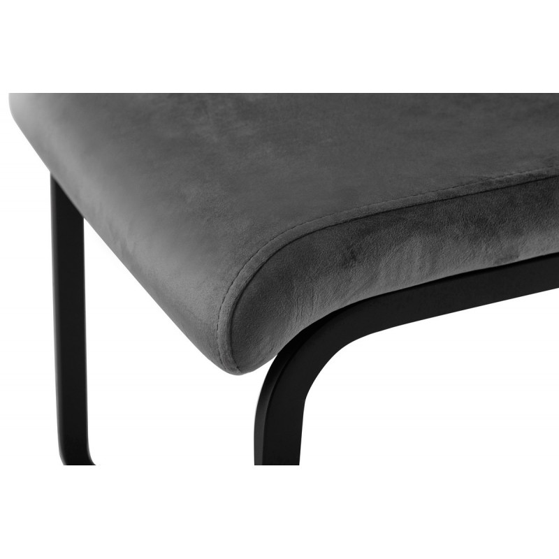 Стілець S-121 сірий + чорний Vetro Mebel