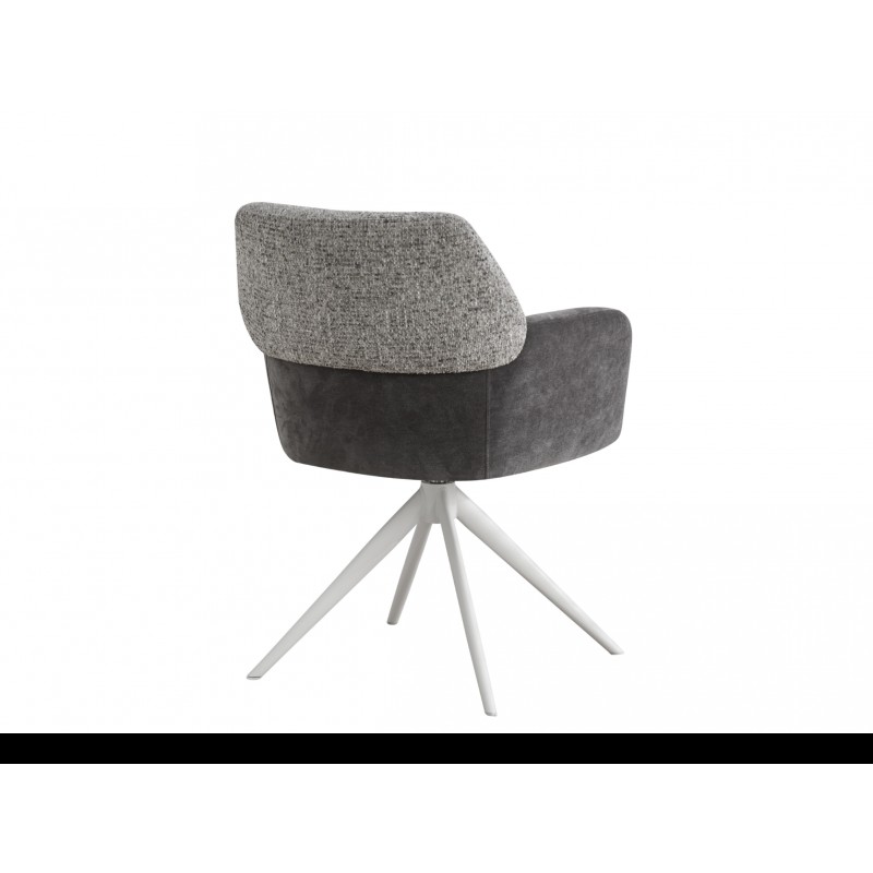 Стілець поворотний R-165 прованс + білий Vetro Mebel