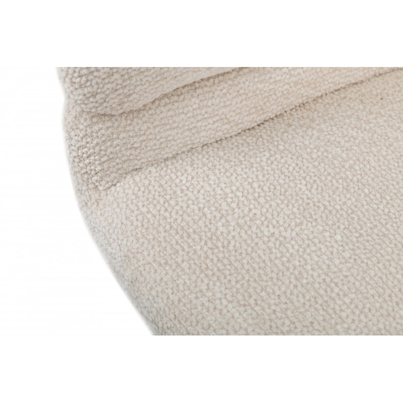 Стілець поворотний R-180 молочна хмара + капучино 
Vetro