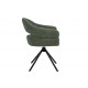 Стілець поворотний R-180 зелений мох + чорний 
Vetro