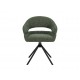 Стілець поворотний R-180 зелений мох + чорний 
Vetro