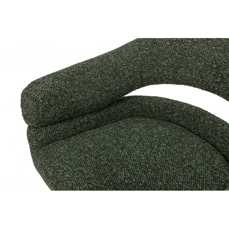 Стілець поворотний R-180 зелений мох + чорний 
Vetro