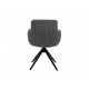 Стілець поворотний R-185 антрацит + чорний 
Vetro