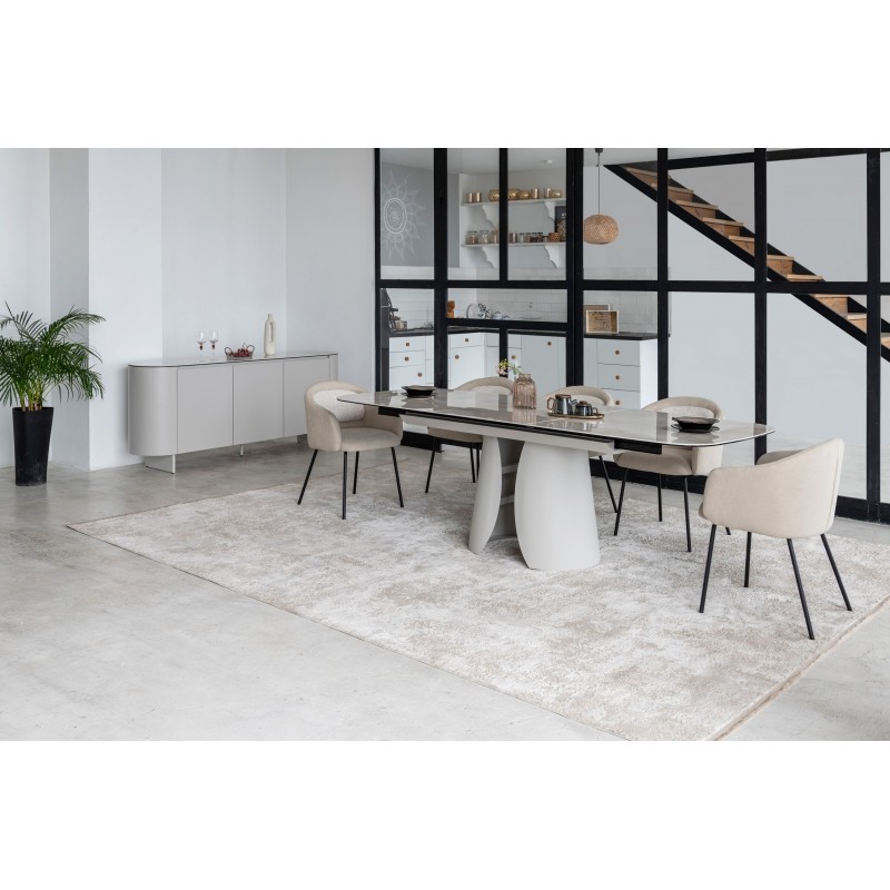 Буфет "Лунаріо" айворі онікс + айворі 
Vetro Mebel