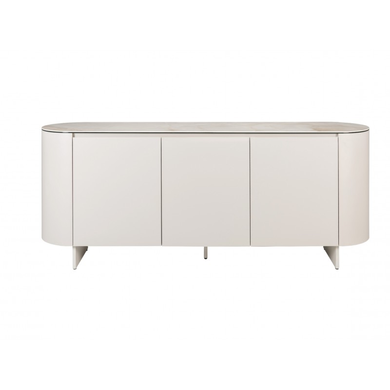 Буфет "Лунаріо" айворі онікс + айворі 
Vetro Mebel