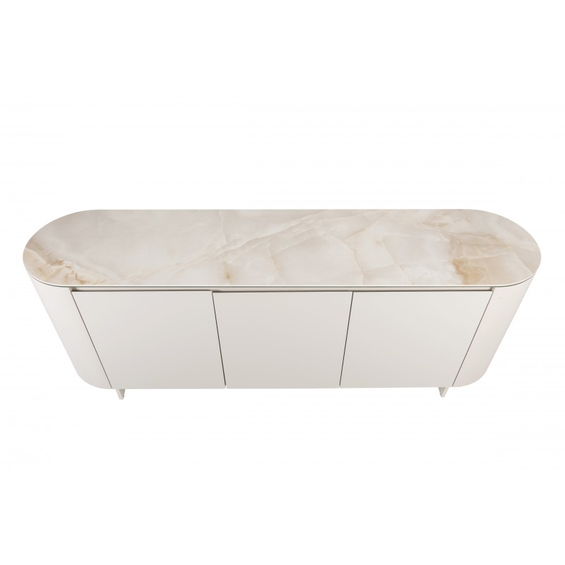 Буфет "Лунаріо" айворі онікс + айворі 
Vetro Mebel