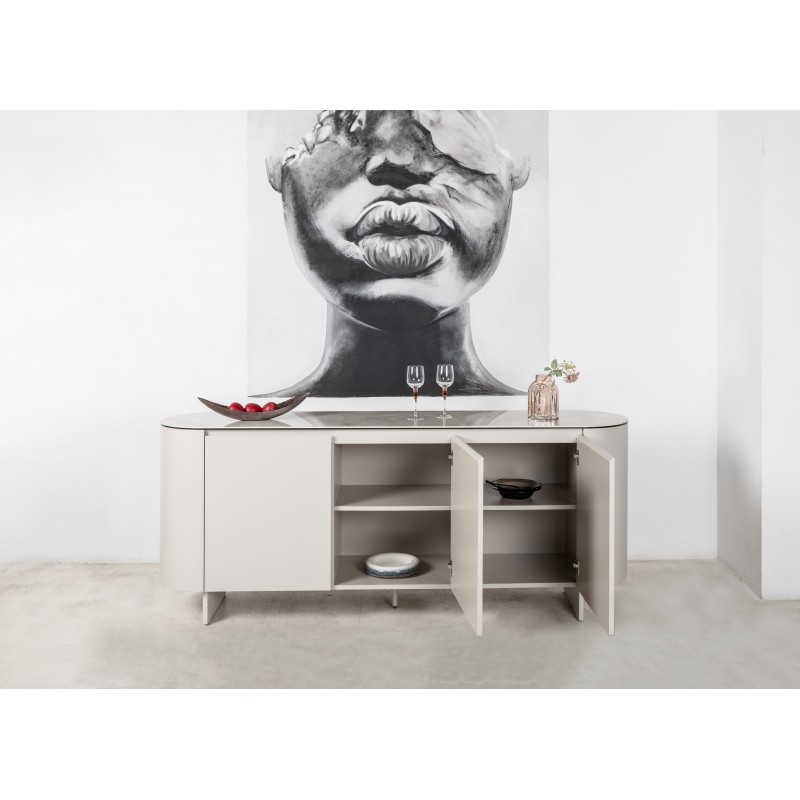 Буфет "Лунаріо" айворі онікс + айворі 
Vetro Mebel