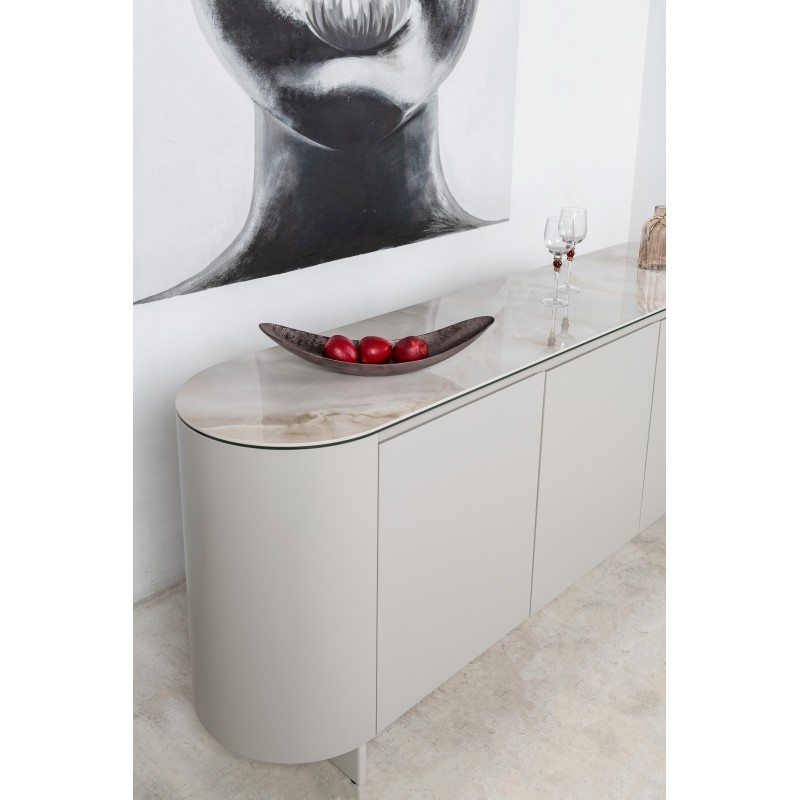 Буфет "Лунаріо" айворі онікс + айворі 
Vetro Mebel